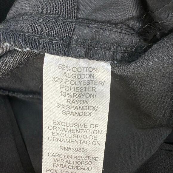 Democracy Jeans Women's 8 Black Grey Leopard Moto Skinny Cheetah Slim Preppy - Picture 8 of 14